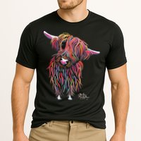 HiGHLaND CoW PRiNT ANiMaL PRiNT BoLLY Cooling Performance Crew T-Shirt