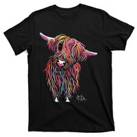 HiGHLaND CoW PRiNT ANiMaL PRiNT BoLLY T-Shirt