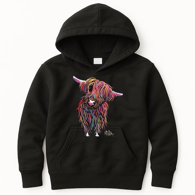 HiGHLaND CoW PRiNT ANiMaL PRiNT BoLLY Kids Hoodie