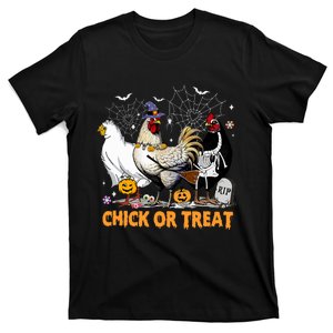 Halloween Chicken Pumpkin Chick Or Treat Spooky Season T-Shirt