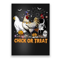 Halloween Chicken Pumpkin Chick Or Treat Spooky Season Poster