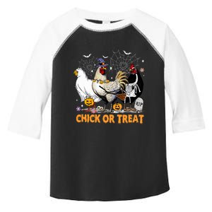 Halloween Chicken Pumpkin Chick Or Treat Spooky Season Toddler Fine Jersey T-Shirt