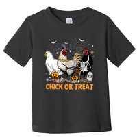 Halloween Chicken Pumpkin Chick Or Treat Spooky Season Toddler T-Shirt