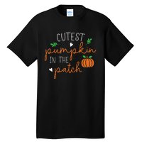 Halloween Cutest Pumpkin In The Patch Funny Tall T-Shirt