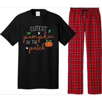 Halloween Cutest Pumpkin In The Patch Funny Pajama Set