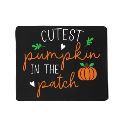 Halloween Cutest Pumpkin In The Patch Funny Mousepad