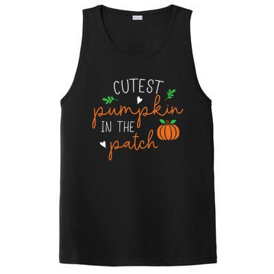 Halloween Cutest Pumpkin In The Patch Funny PosiCharge Competitor Tank