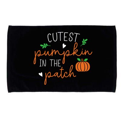 Halloween Cutest Pumpkin In The Patch Funny Microfiber Hand Towel