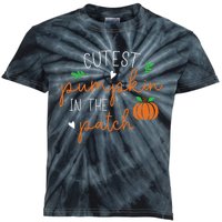 Halloween Cutest Pumpkin In The Patch Funny Kids Tie-Dye T-Shirt