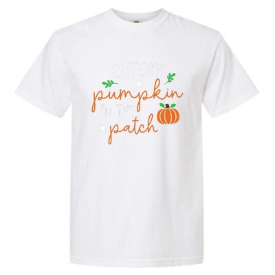 Halloween Cutest Pumpkin In The Patch Funny Garment-Dyed Heavyweight T-Shirt