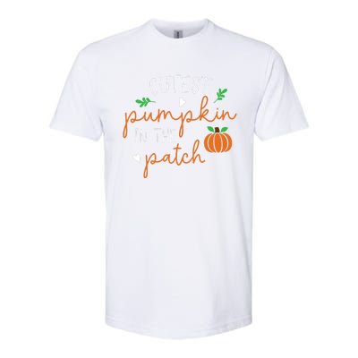 Halloween Cutest Pumpkin In The Patch Funny Softstyle CVC T-Shirt