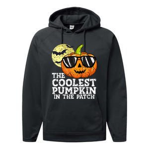 Halloween Coolest Pumpkin In The Patch Performance Fleece Hoodie