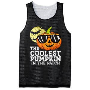 Halloween Coolest Pumpkin In The Patch Mesh Reversible Basketball Jersey Tank