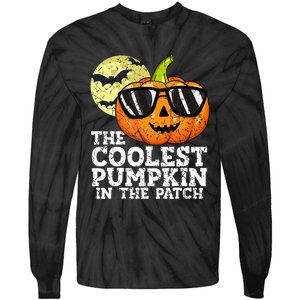 Halloween Coolest Pumpkin In The Patch Tie-Dye Long Sleeve Shirt