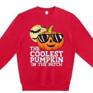 Halloween Coolest Pumpkin In The Patch Premium Crewneck Sweatshirt