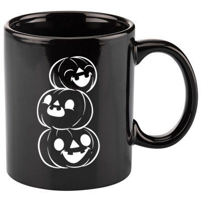 Halloween Cute Pumpkins 11oz C Handle Ceramic Mug