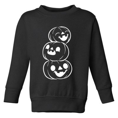 Halloween Cute Pumpkins Toddler Sweatshirt