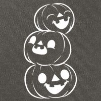 Halloween Cute Pumpkins Cotton Canvas Backpack