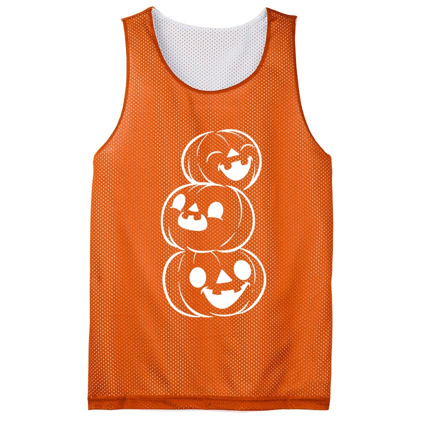 Halloween Cute Pumpkins Mesh Reversible Basketball Jersey Tank