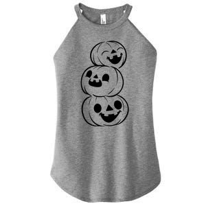 Halloween Cute Pumpkins Women's Perfect Tri Rocker Tank