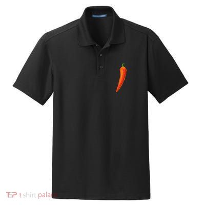 Hot Chili Pepper Funny Gift For Spicy Food Lover Gift Dry Zone Grid Polo