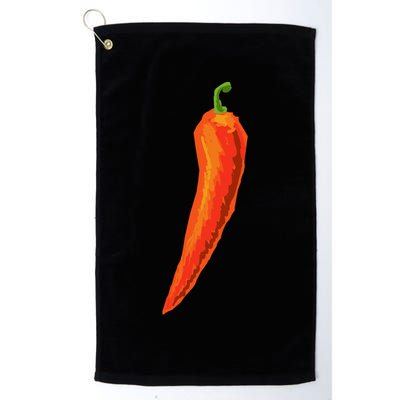 Hot Chili Pepper Funny Gift For Spicy Food Lover Gift Golf Towel