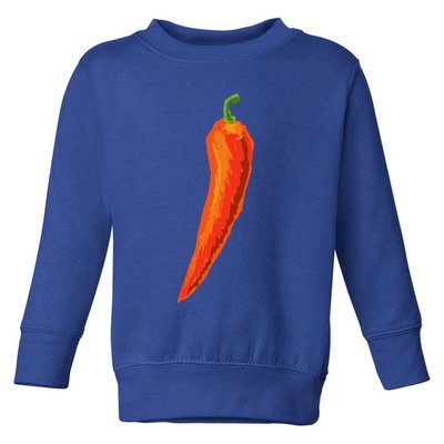 Hot Chili Pepper Funny Gift For Spicy Food Lover Gift Toddler Sweatshirt
