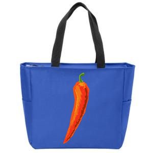 Hot Chili Pepper Funny Gift For Spicy Food Lover Gift Zip Tote Bag