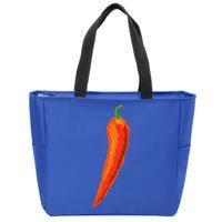 Hot Chili Pepper Funny Gift For Spicy Food Lover Gift Zip Tote Bag