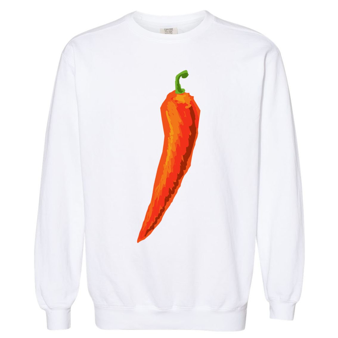 Hot Chili Pepper Funny Gift For Spicy Food Lover Gift Garment-Dyed Sweatshirt