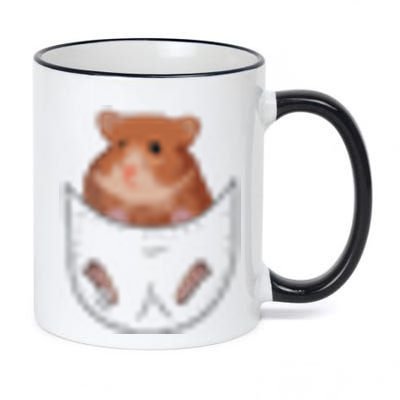 Hamster Clothes Pocket Animal Outfit Gift Hamster 11oz Black Color Changing Mug