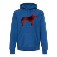 Husky Christmas Plaid Lumberjack Image Gift Cute Gift Premium Hoodie