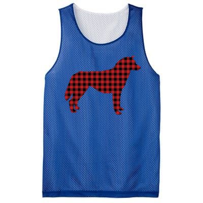 Husky Christmas Plaid Lumberjack Image Gift Cute Gift Mesh Reversible Basketball Jersey Tank