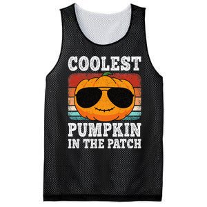 Halloween Coolest Pumpkin In The Patch Mesh Reversible Basketball Jersey Tank