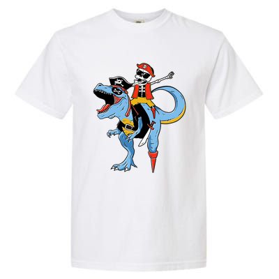 Halloween Costume Pirate Skeleton Dinosaur Trex Gift Garment-Dyed Heavyweight T-Shirt