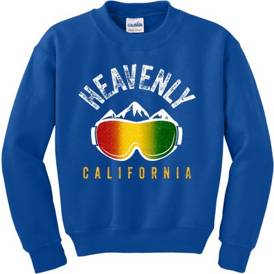 Heavenly California Rasta Lake Tahoe Jamaica Winter Reggae  Kids Sweatshirt