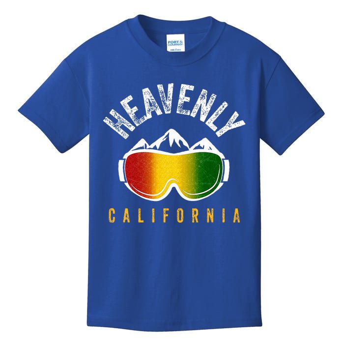 Heavenly California Rasta Lake Tahoe Jamaica Winter Reggae  Kids T-Shirt