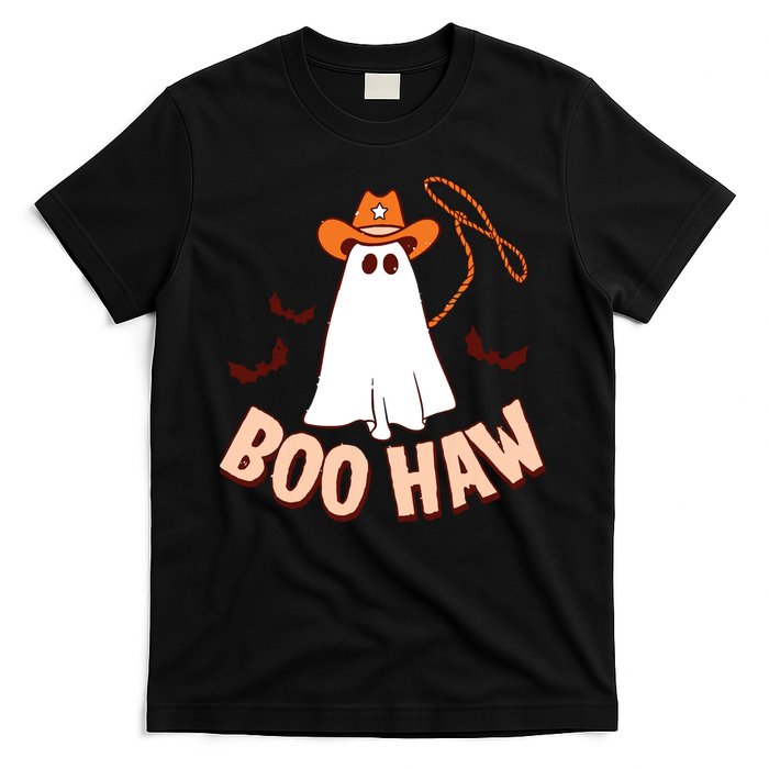 Halloween Cowboy Retro Boo Haw T-Shirt