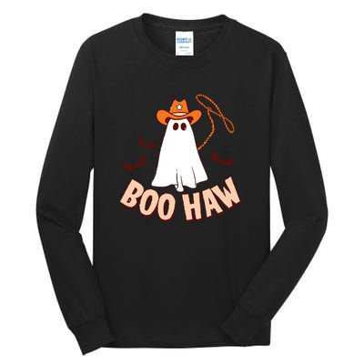 Halloween Cowboy Retro Boo Haw Tall Long Sleeve T-Shirt