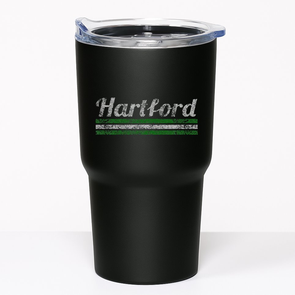 Hartford Connecticut Retro Vintage Weathered Tumbler