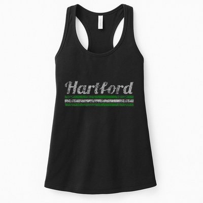 Hartford Connecticut Retro Vintage Weathered Womens Tank Top