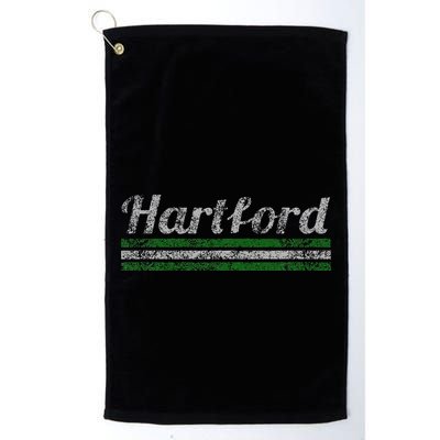 Hartford Connecticut Retro Vintage Weathered Golf Towel