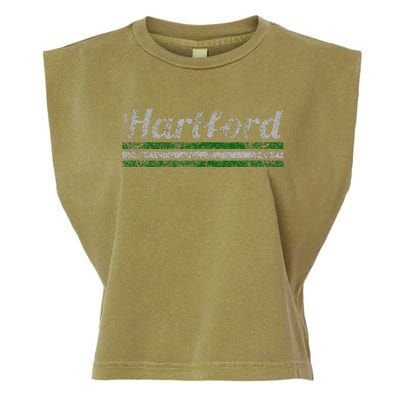 Hartford Connecticut Retro Vintage Weathered Garment-Dyed Women's Muscle Tee