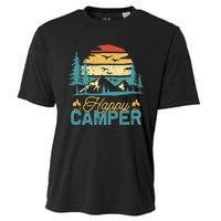 Happy Camper Retro Vintage Funny Matching Camping Crew Cooling Performance Crew T-Shirt