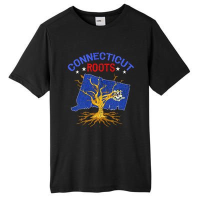 Home Connecticut Roots State Tree Gift Grown Tree Flag Lover Tall Fusion ChromaSoft Performance T-Shirt