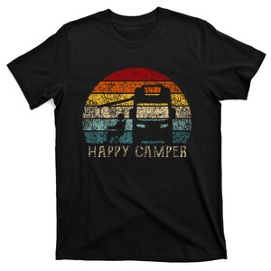 Happy Camper Rv Camping Retro Sun 70s 80s T-Shirt