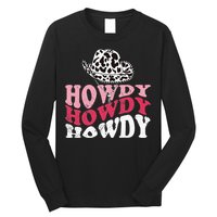 Howdy Cow Rodeo Dairy Cow Print Long Sleeve Shirt