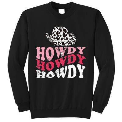 Howdy Cow Rodeo Dairy Cow Print Sweatshirt