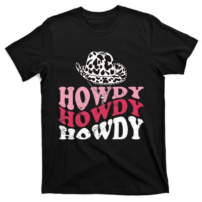 Howdy Cow Rodeo Dairy Cow Print T-Shirt