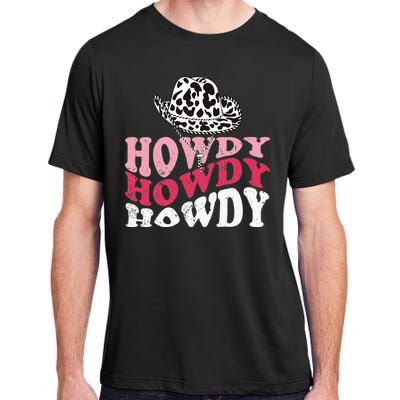 Howdy Cow Rodeo Dairy Cow Print Adult ChromaSoft Performance T-Shirt